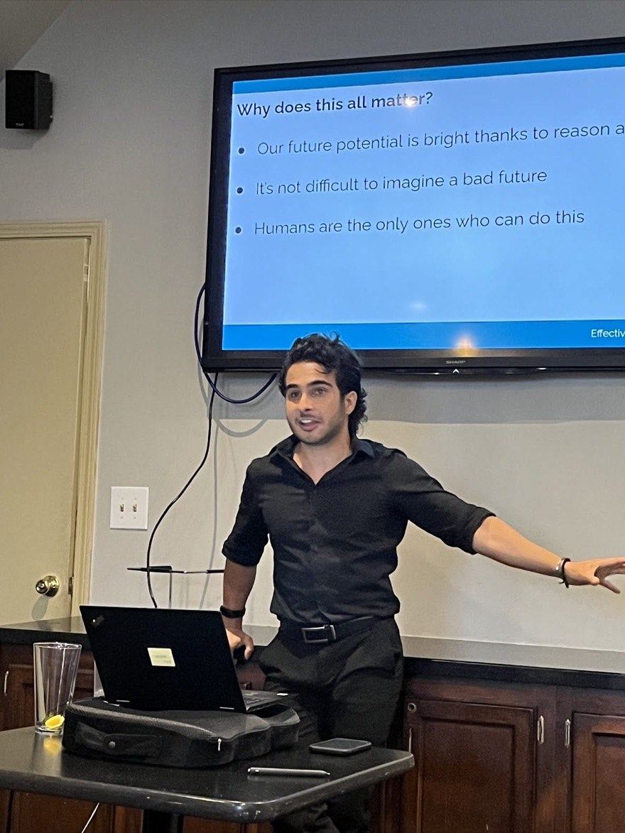 Thank you for coming to my TED Talk (on Effective Altruism)